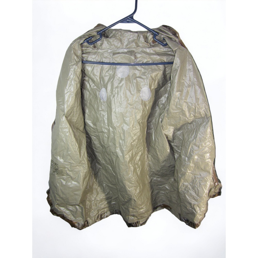 Stearns Vinyl Dry-Wear Hunting Hooded Rain Jacket Real Tree Camo Waterproof L - Picture 6 of 10